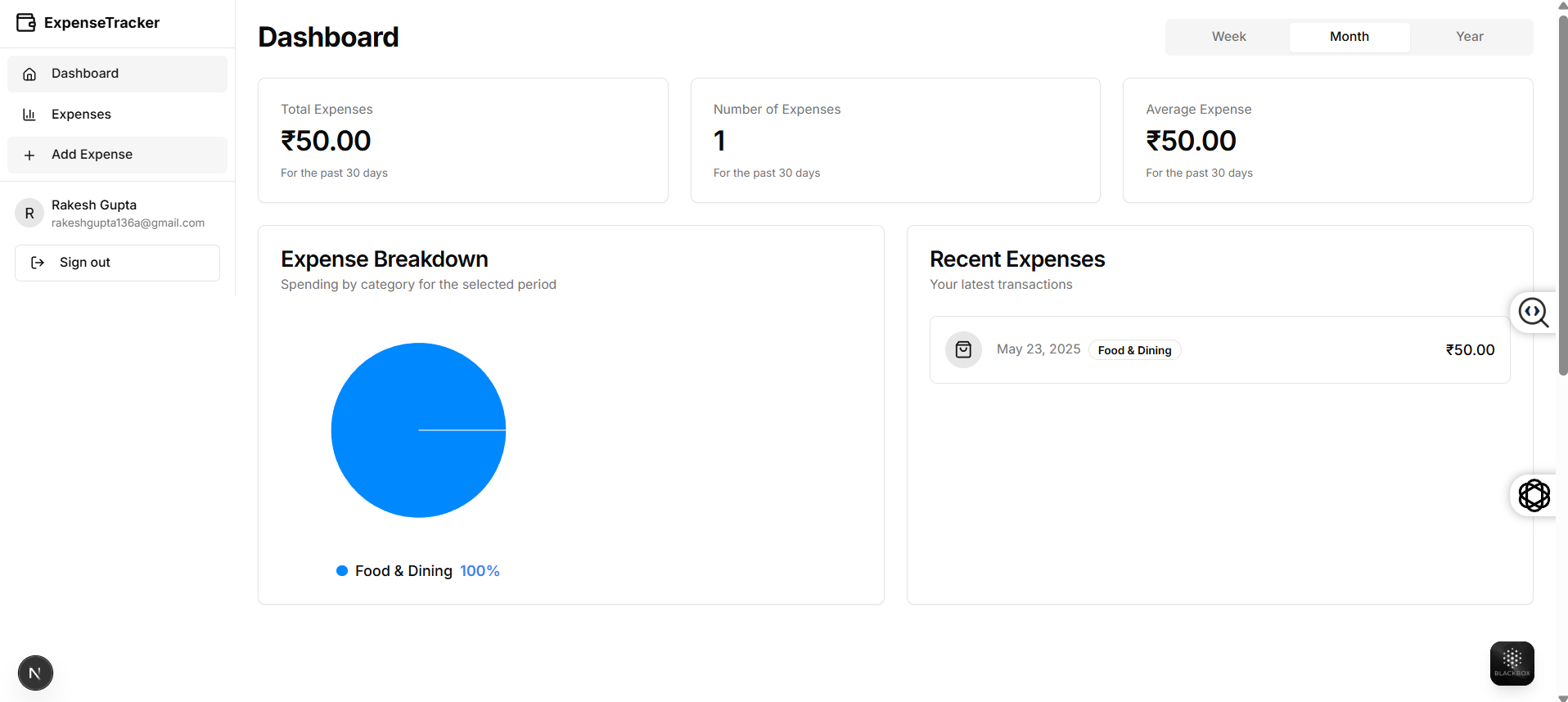 Expense Tracker
